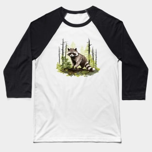 Raccoony Cuteness Baseball T-Shirt